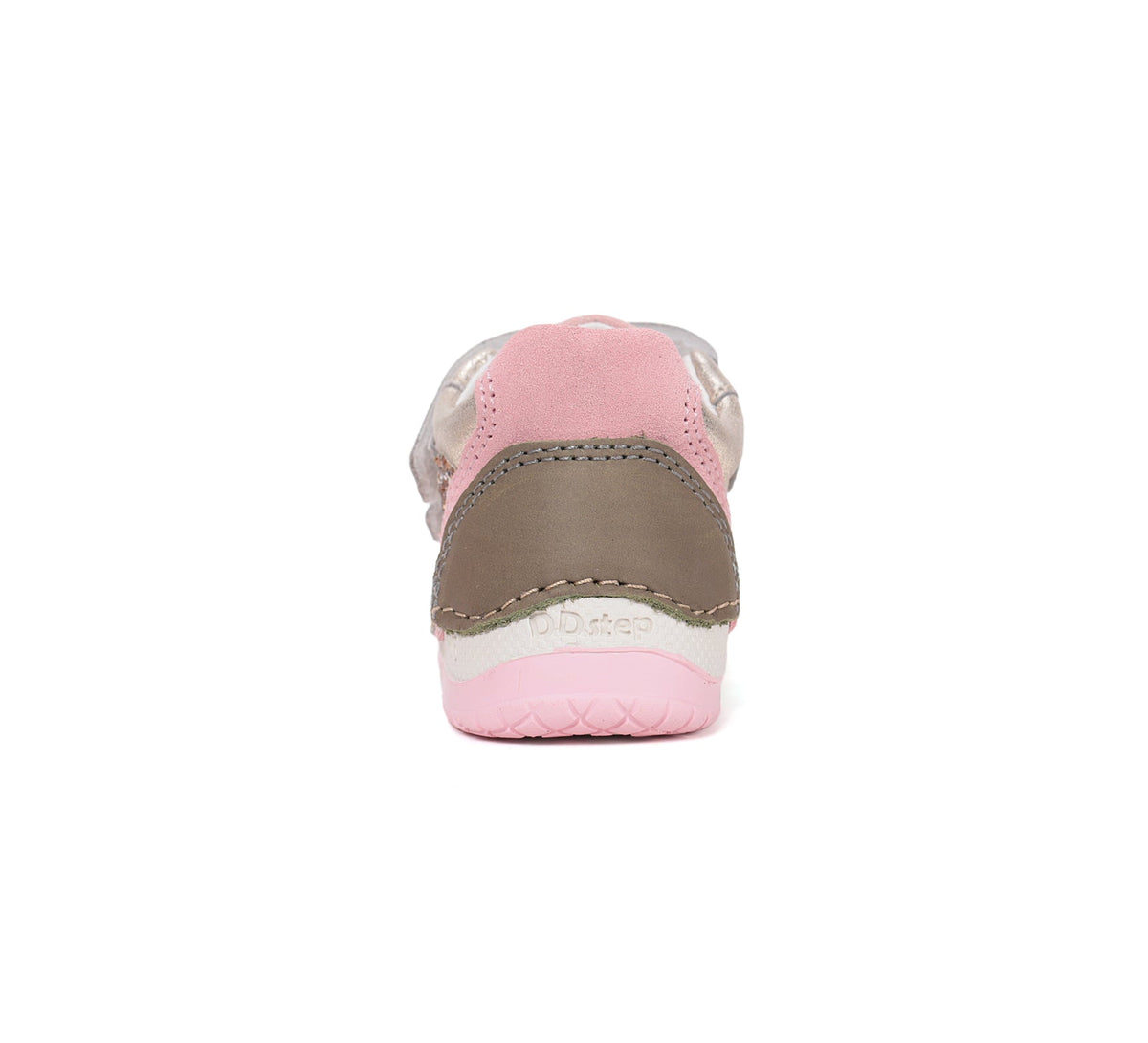 D.D.Step pantofi fete piele 19-24 Gold cu insertii