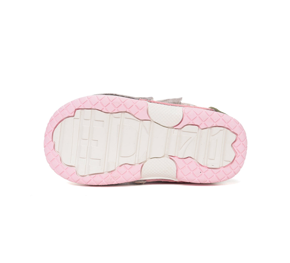 D.D.Step pantofi fete piele 19-24 Gold cu insertii