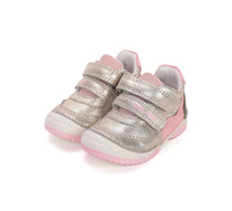 D.D.Step pantofi fete piele 19-24 Gold cu insertii