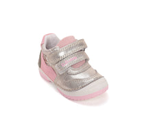 D.D.Step pantofi fete piele 19-24 Gold cu insertii