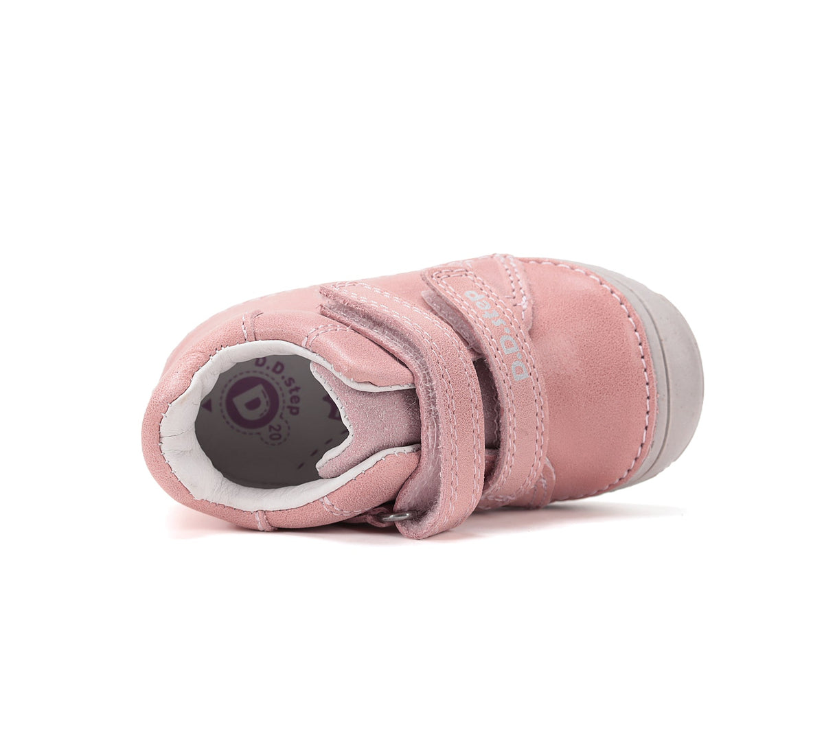 D.D.Step pantofi fete piele 20-25 Baby Pink simplu
