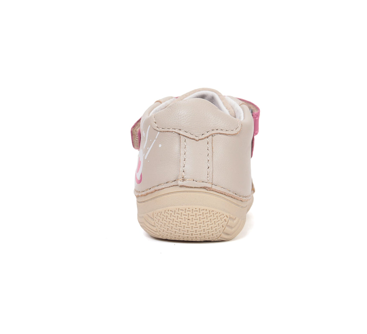 D.D.Step pantofi fete piele 20-25 Cream cu planeta