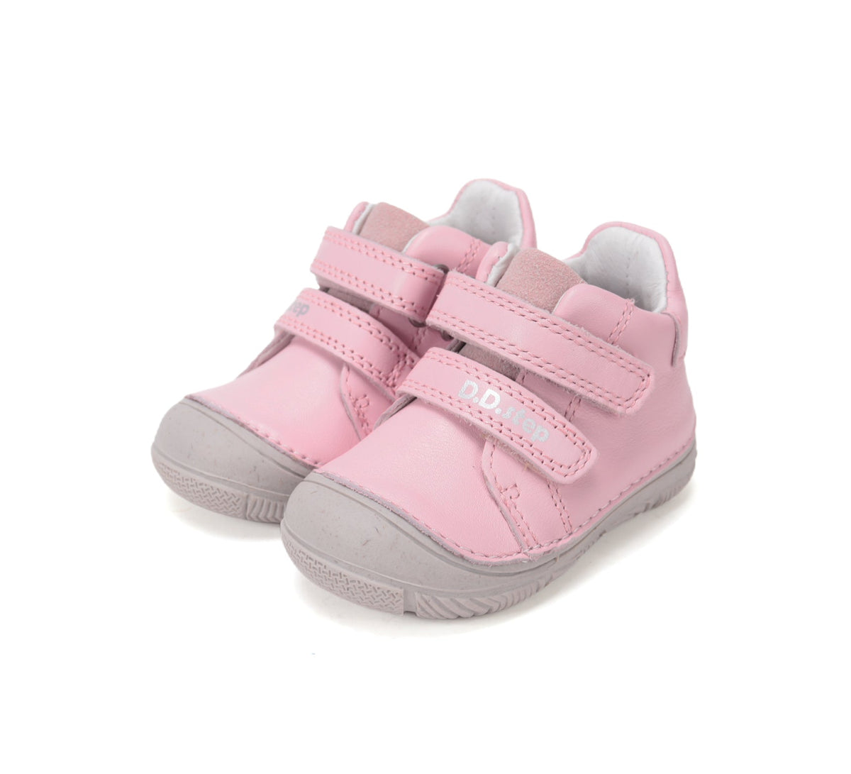 D.D.Step pantofi fete piele 20-25 Daisy Pink simplu Imagine principală a produsului