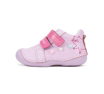 D.D.Step lánycipő Első lépések 18-24 Daisy Pink cicával