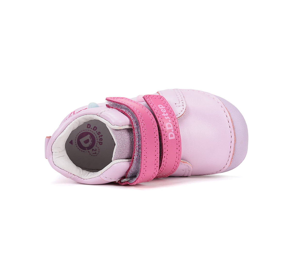 D.D.Step lánycipő Első lépések 18-24 Daisy Pink cicával