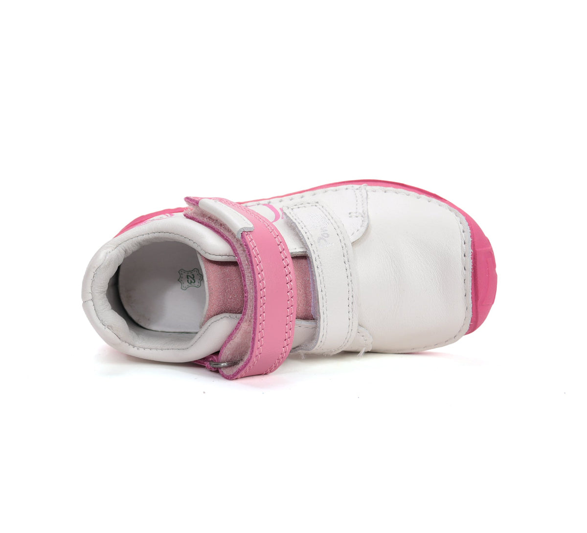 D.D.Step Ponte20 supinált lánycipő 22-27 Baby Pink LOVE mintával