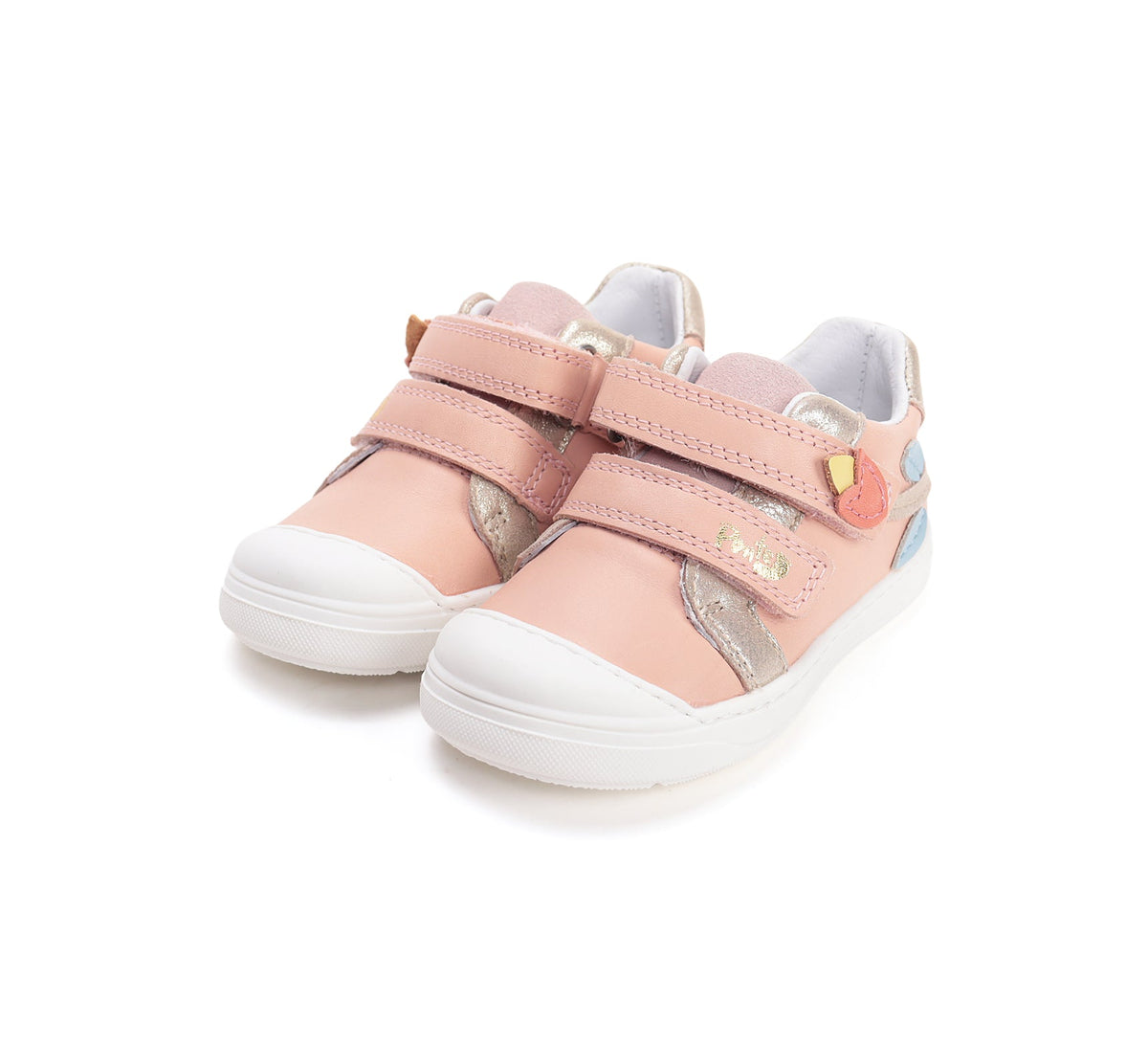 D.D.Step pantofi fete Ponte20 supinati 22-33 Baby Pink cu lalea Imagine principală a produsului