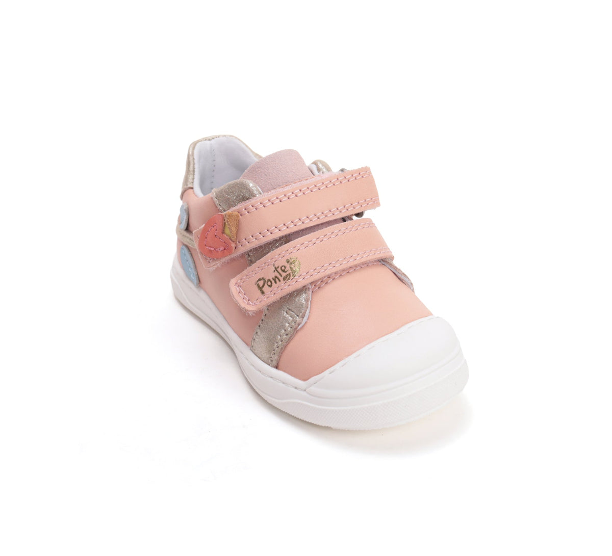 D.D.Step lánycipő Ponte20 szupinált 22-33 Baby Pink tulipán mintával