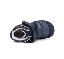 D.D.Step pantofi fete Ponte20 supinati 22-27 Royal Blue cu fluturas