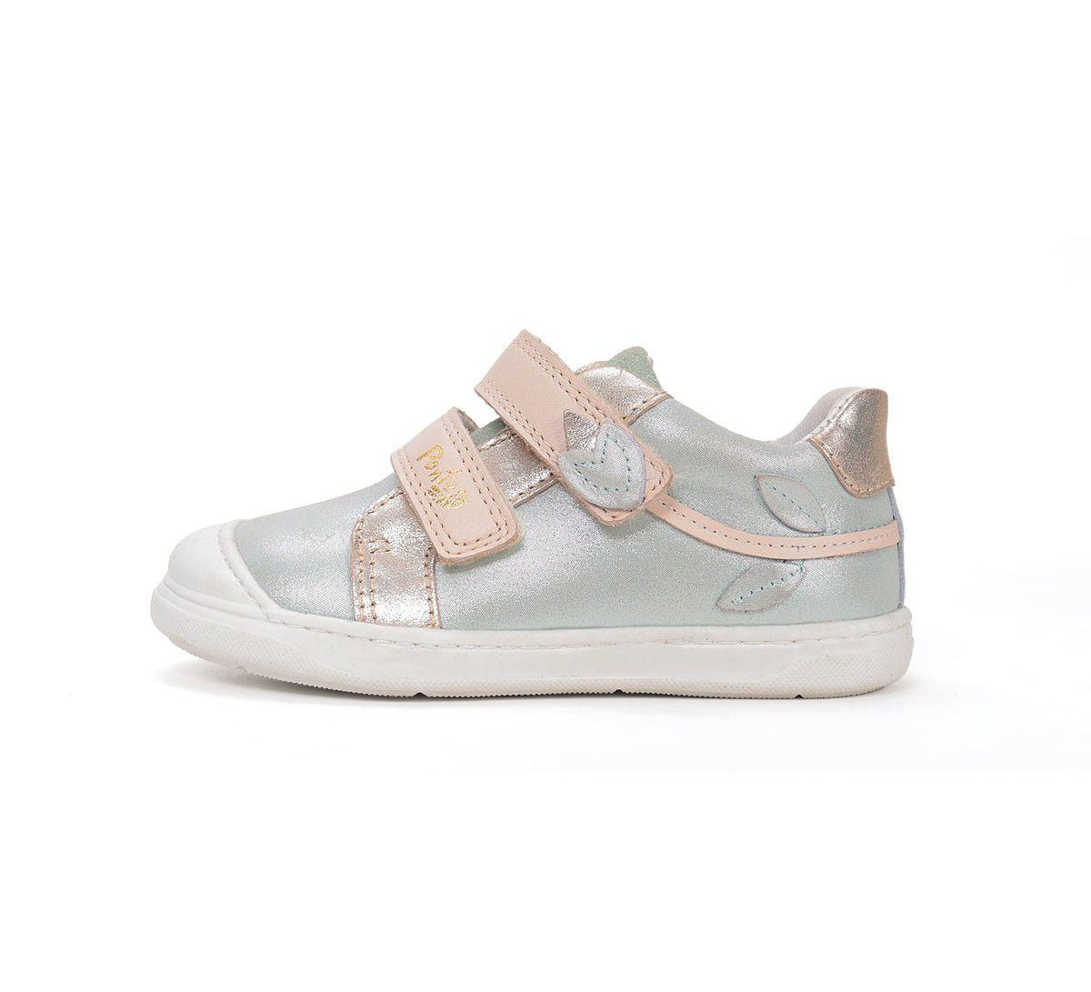 D.D.Step pantofi fete Ponte20 supinati 28-33 Spring Green cu lalea