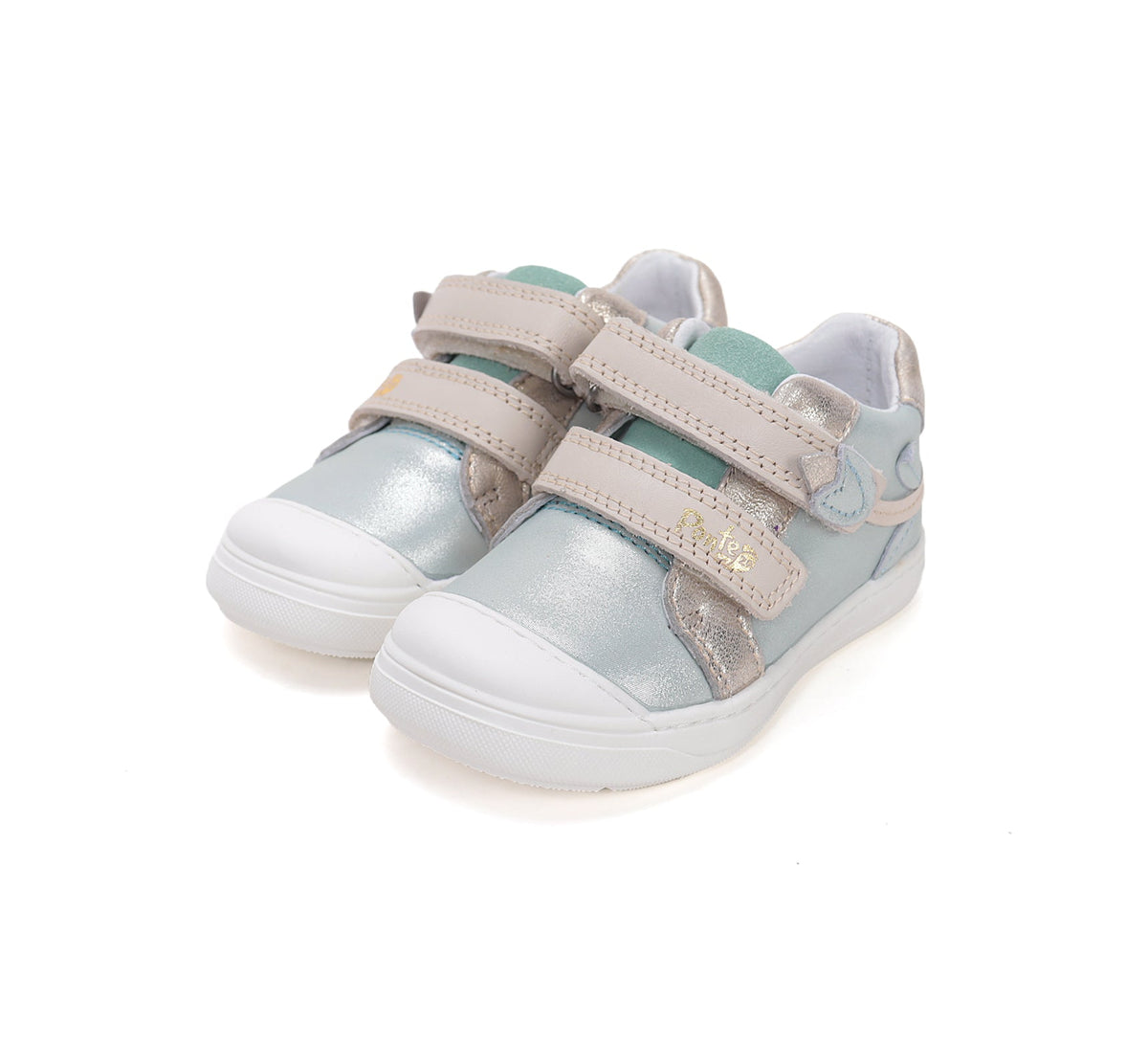 D.D.Step pantofi fete Ponte20 supinati 22-27 Spring Green cu lalea Imagine principală a produsului