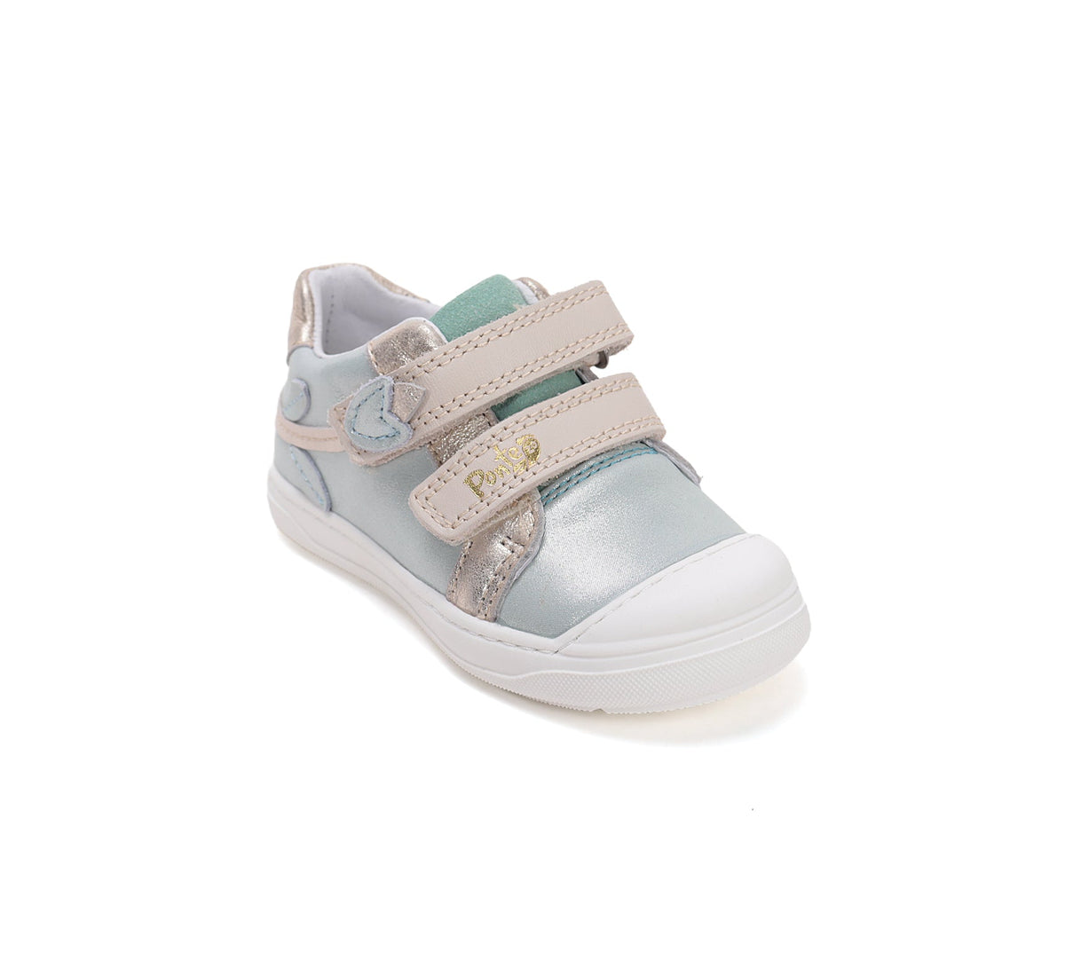 D.D.Step pantofi fete Ponte20 supinati 28-33 Spring Green cu lalea