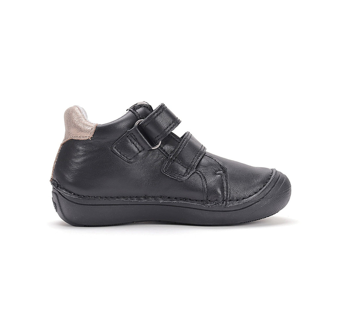D.D.Step pantofi fete Ponte20 supinati 24-29  Black cu inimioara
