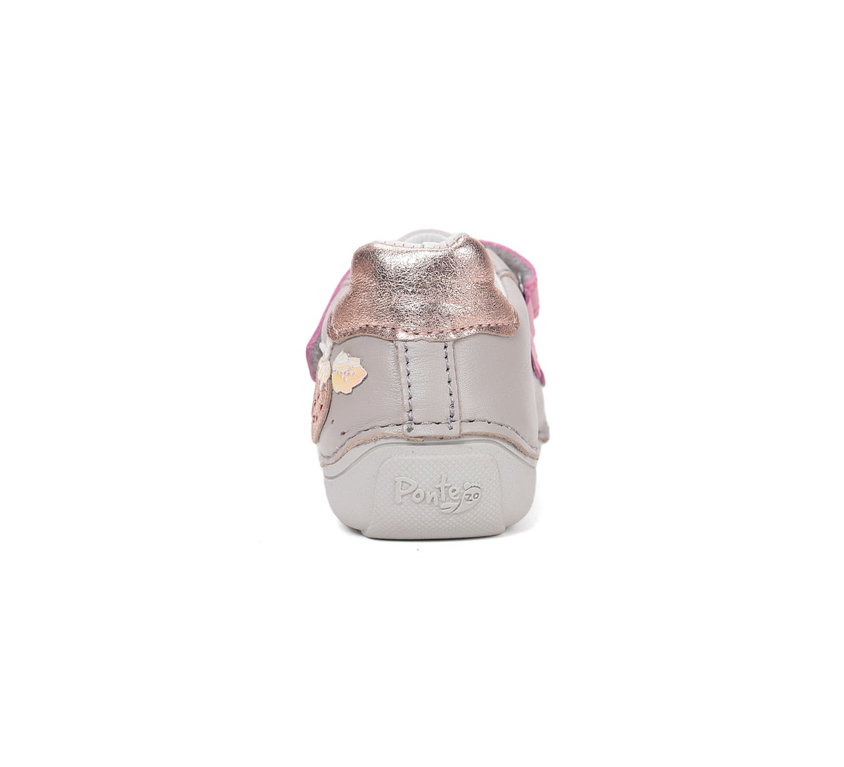 D.D.Step pantofi fete Ponte20 supinati 24-29 Dove Grey cu capsunica