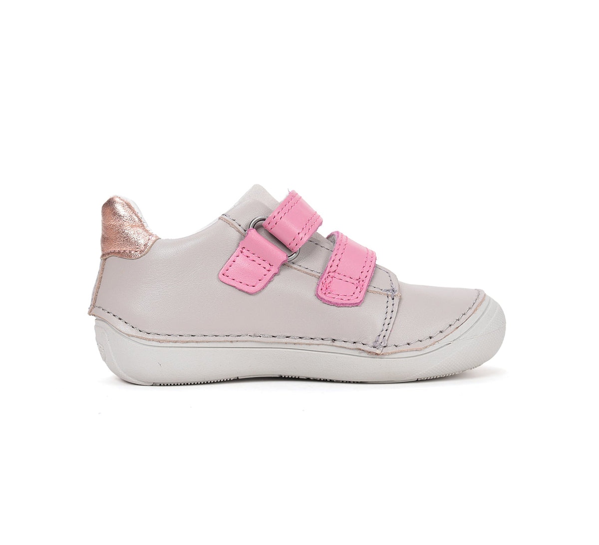 D.D.Step pantofi fete Ponte20 supinati 24-29 Dove Grey cu capsunica