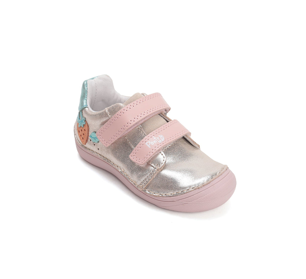 D.D.Step pantofi fete Ponte20 supinati 24-29 Gold cu capsunica