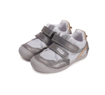 D.D.Step pantofi fete Ponte20 supinati 24-29 Silver cu dungi