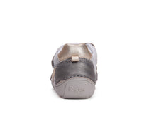 D.D.Step pantofi fete Ponte20 supinati 30-35 Silver cu dungi