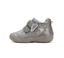 D.D.Step pantofi fete Primii Pasi 18-24 Dark Grey cu umbrela
