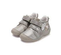 D.D.Step pantofi fete Primii Pasi 18-24 Dark Grey cu umbrela