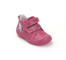 D.D.Step pantofi fete Primii Pasi 18-24 Dark Pink cu umbrela