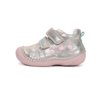 D.D.Step pantofi fete Primii pasi 18-24 Gold cu pisica
