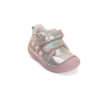 D.D.Step pantofi fete Primii pasi 18-24 Gold cu pisica