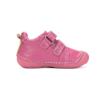 D.D.Step pantofi fete Primii pasi 18-24 Hot Pink cu pisica