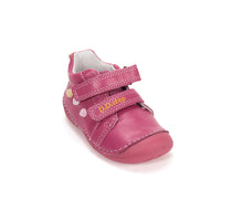 D.D.Step pantofi fete Primii pasi 18-24 Hot Pink cu pisica