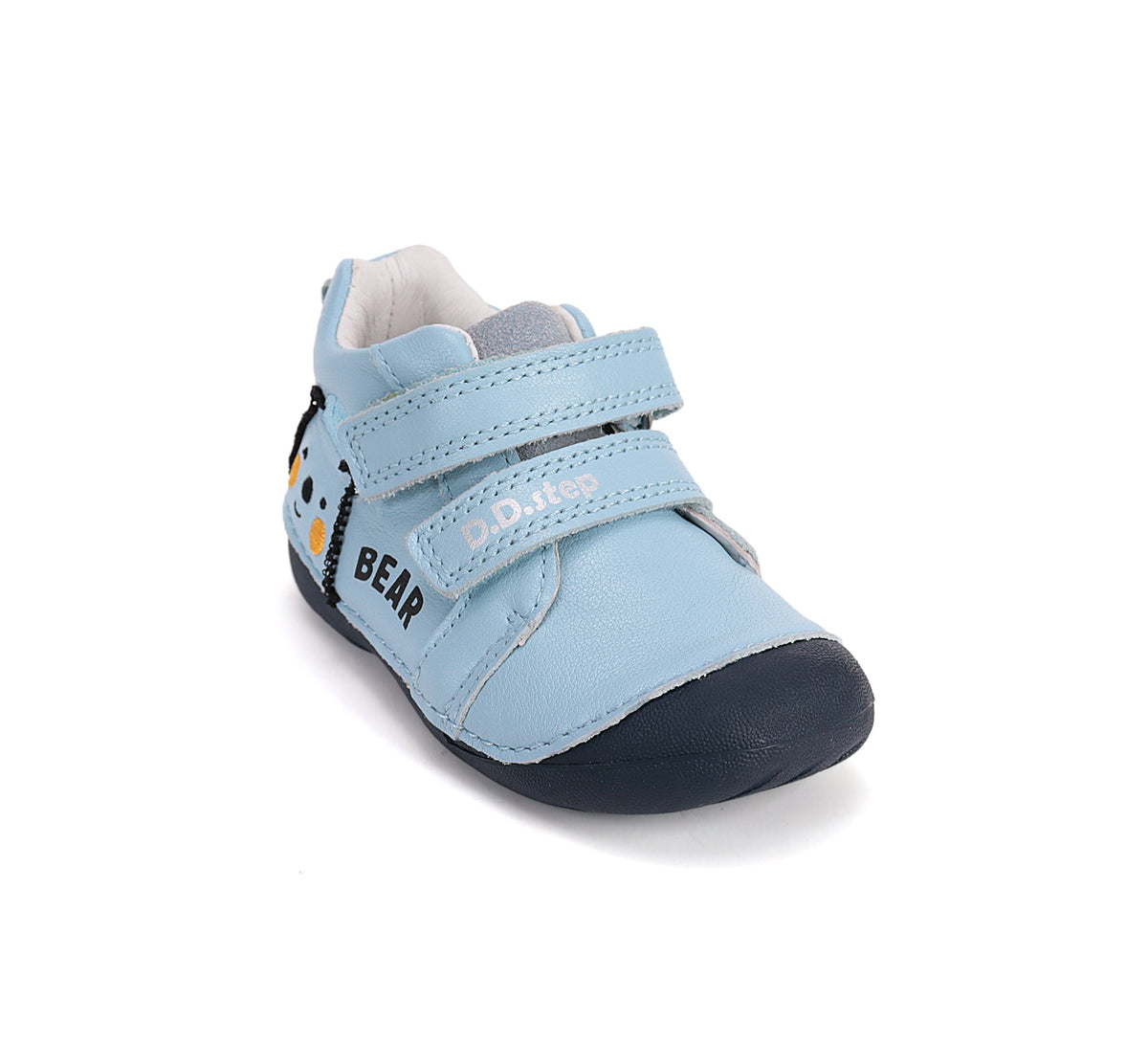 D.D.Step fiú cipő Első lépés 18-24 Aero Blue mackóval