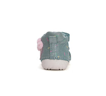 D.D.Step pantofi fete Primii Pasi 19-24 Sky Blue cu inghetata