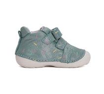 D.D.Step pantofi fete Primii Pasi 19-24 Sky Blue cu inghetata