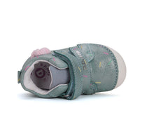 D.D.Step pantofi fete Primii Pasi 19-24 Sky Blue cu inghetata