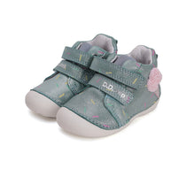 D.D.Step pantofi fete Primii Pasi 19-24 Sky Blue cu inghetata