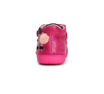 D.D.Step pantofi fete Primii pasi 20-25 Dark Pink cu catelus