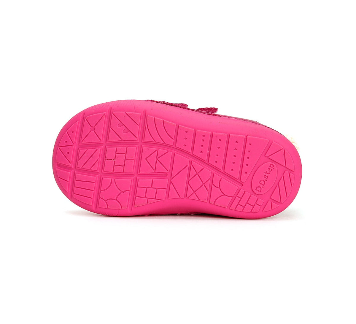 D.D.Step pantofi fete Primii pasi 20-25 Dark Pink cu catelus