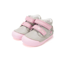 D.D.Step kislány első lépés cipő 20-25 Dove Grey szívvel