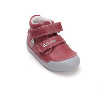 D.D.Step pantofi fete Primii pasi 20-25 Raspberry cu floricele
