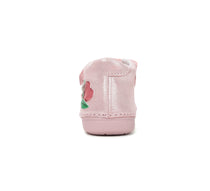 D.D.Step pantofi fete Primii pasi 20-25 Rose Gold cu inimioara