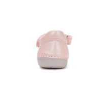 D.D.Step pantofi fete Primii pasi decupati 20-25 Baby Pink cu inimioare