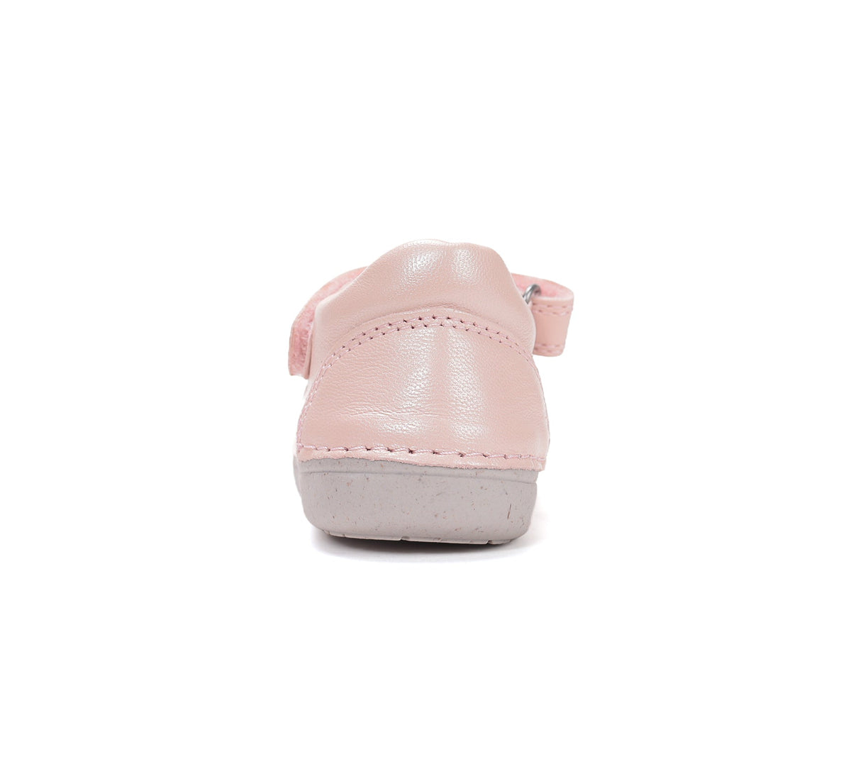D.D.Step pantofi fete Primii pasi decupati 20-25 Baby Pink cu inimioare
