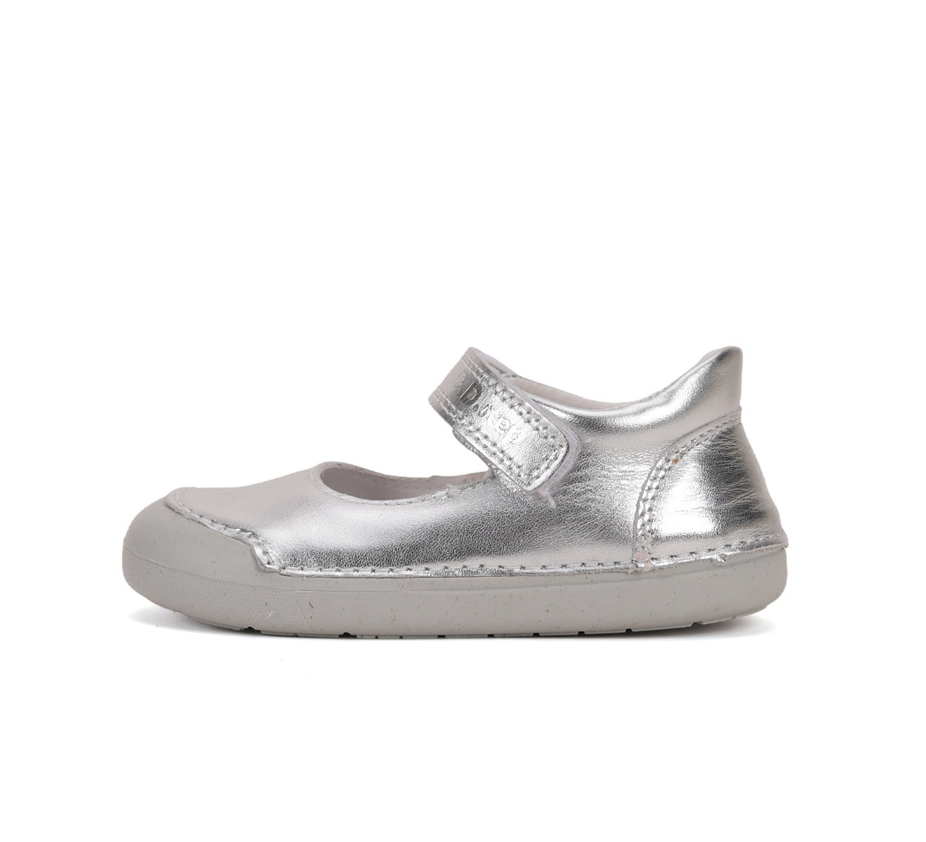 D.D.Step pantofi fete Primii pasi decupati 20-25 Silver simplu Imagine secundară a produsului