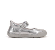 D.D.Step pantofi fete Primii pasi decupati 20-25 Silver simplu