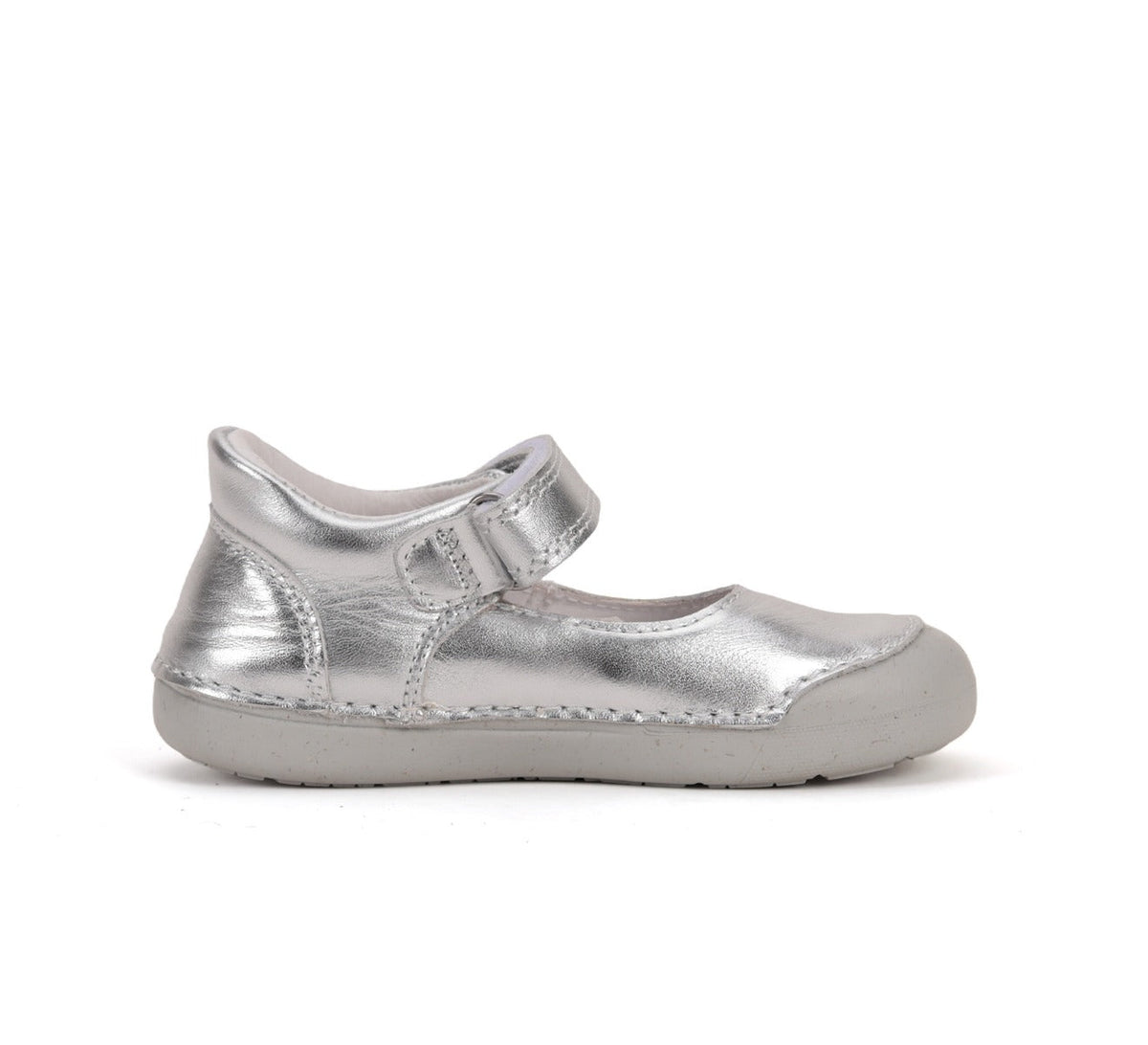 D.D.Step pantofi fete Primii pasi decupati 20-25 Silver simplu