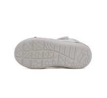 D.D.Step pantofi fete Primii pasi decupati 20-25 Silver simplu