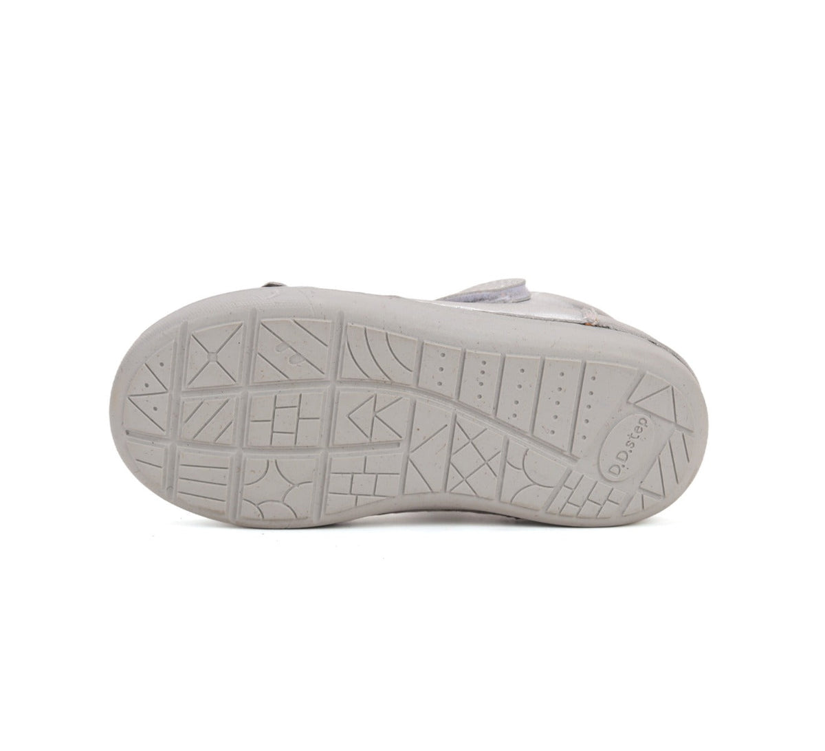 D.D.Step pantofi fete Primii pasi decupati 20-25 Silver simplu