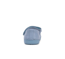 D.D.Step pantofi fete Primii pasi decupati 20-25 Sky Blue cu floricele