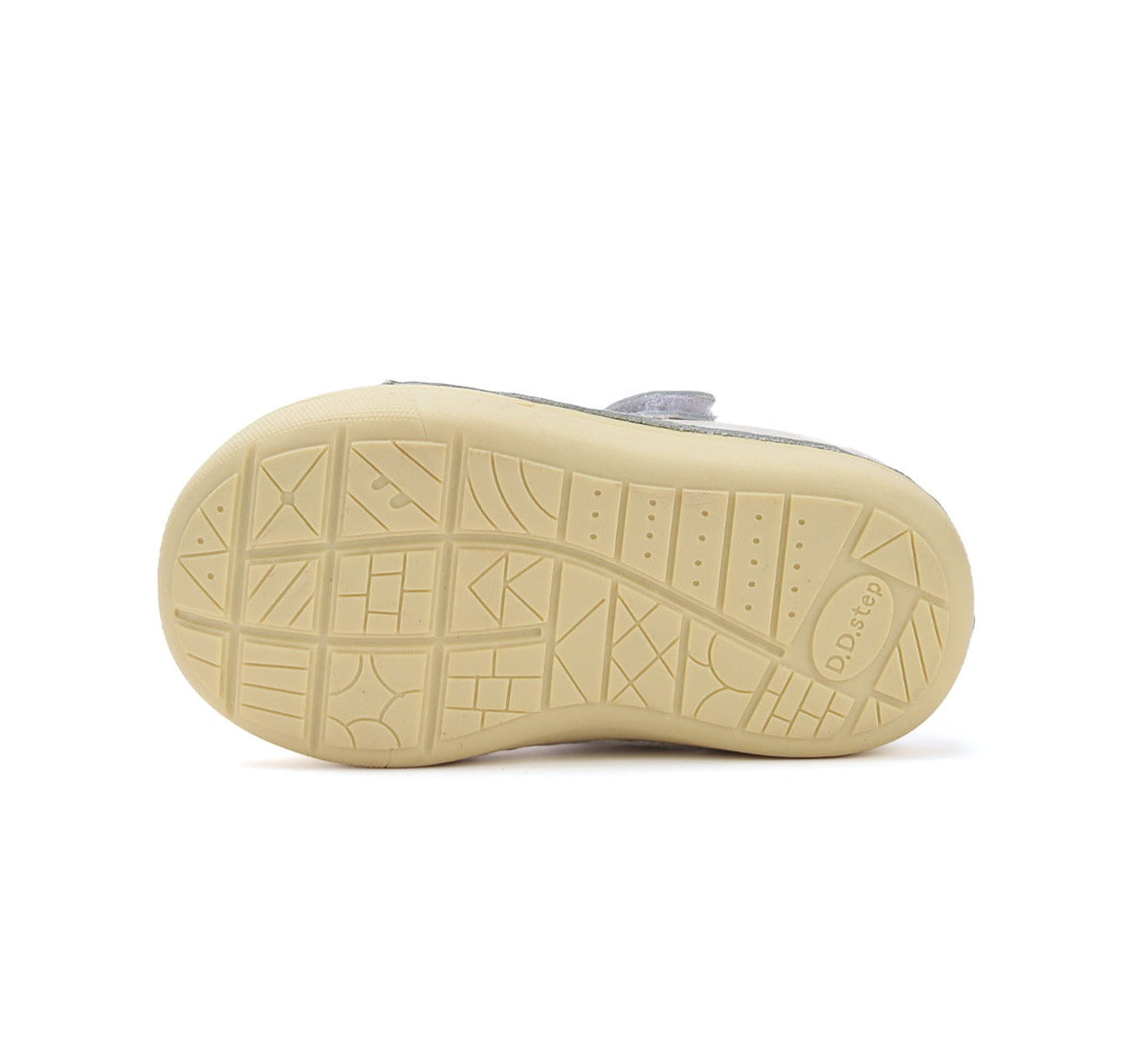 D.D.Step pantofi fete Primii pasi decupati 20-25 White cu floricele