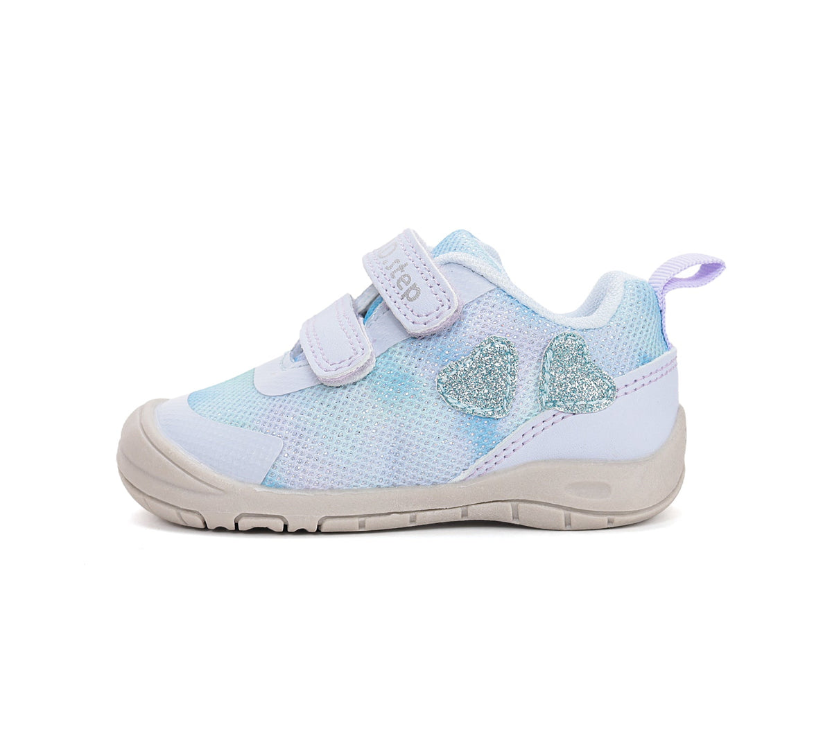 D.D.Step sportcipő lányka 20-31 Aero Blue szívecskés