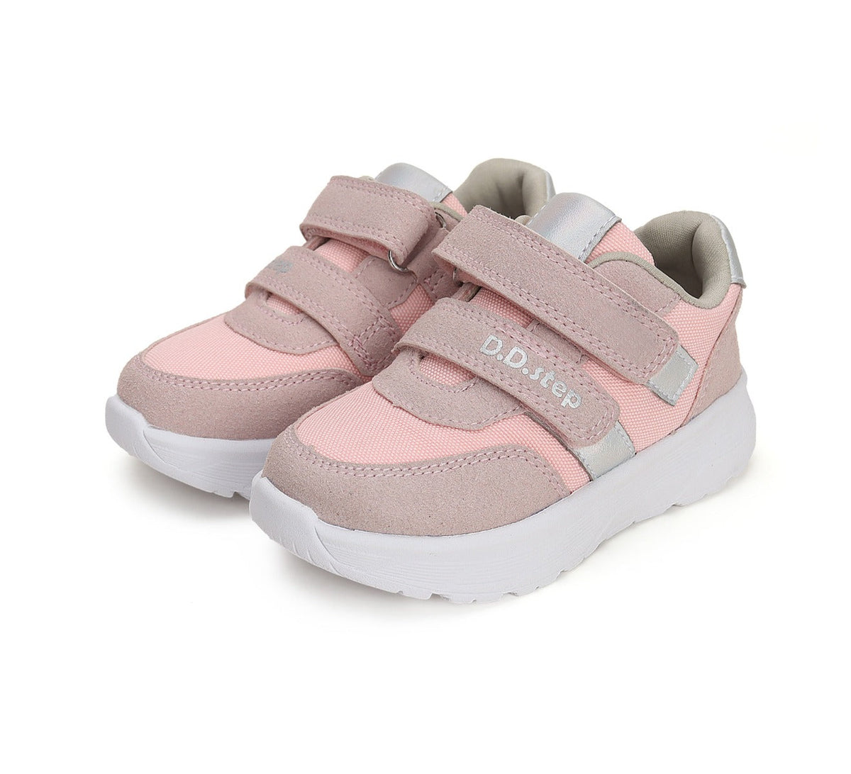 D.D.Step pantofi fete sport 26-31, Pink cu gri